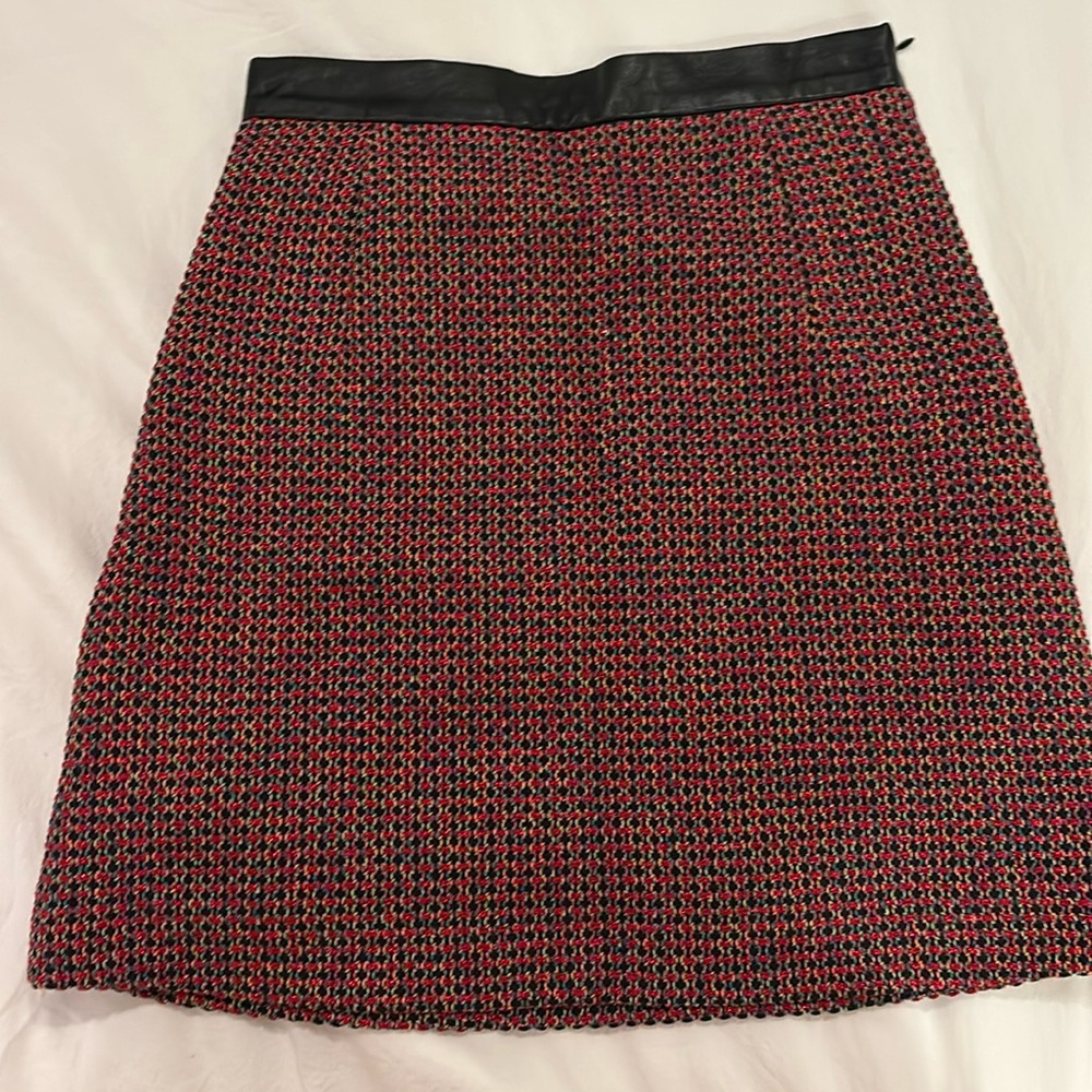 Sandro Multicolored Tweed Skirt